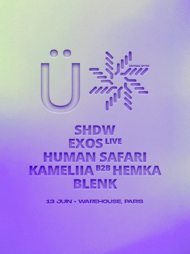 GRÜV x Mutual Rytm event poster