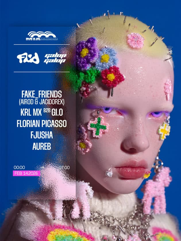 FLUID x Galop Galop event poster