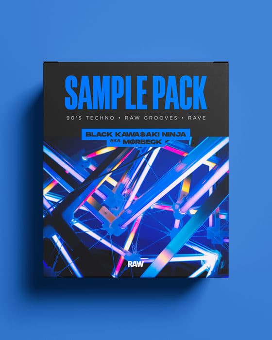 Black Kawa$aki Ninja sample pack cover
