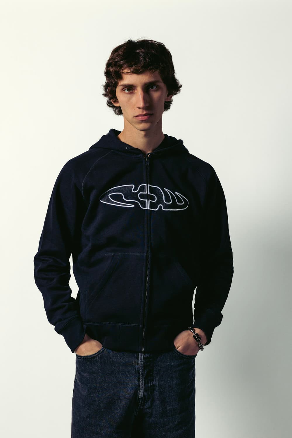 Embroidered Hoodie • RAW – view 1